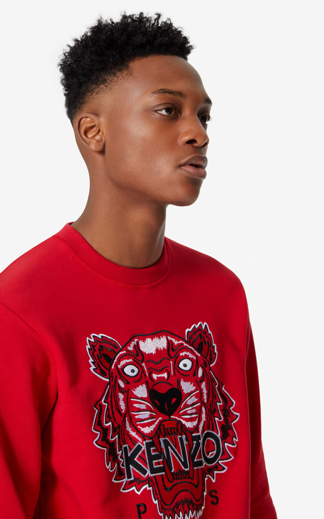 Sweat Kenzo Tiger Homme Rouge | KDUP-79415